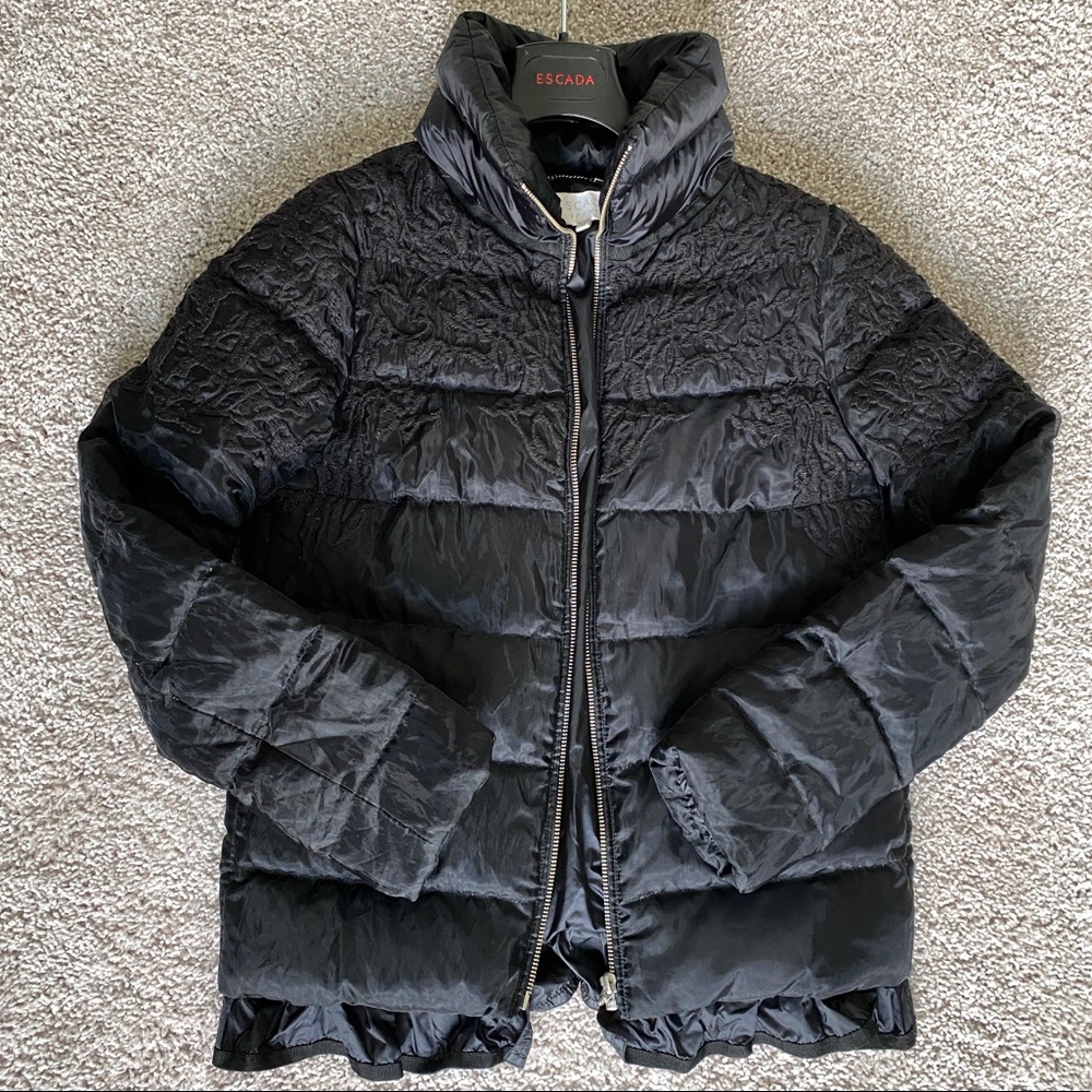 Escada black puffer jacket🖤